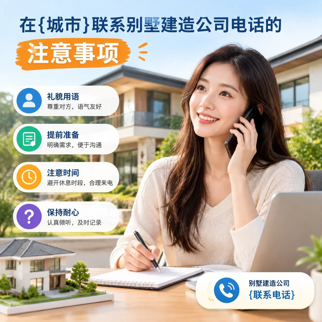 在麻江联系别墅建造公司电话的注意事项