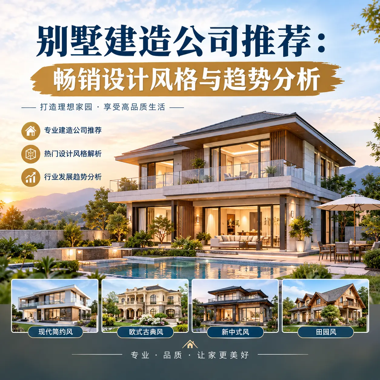 别墅建造公司推荐： 麻江 畅销设计风格与趋势分析