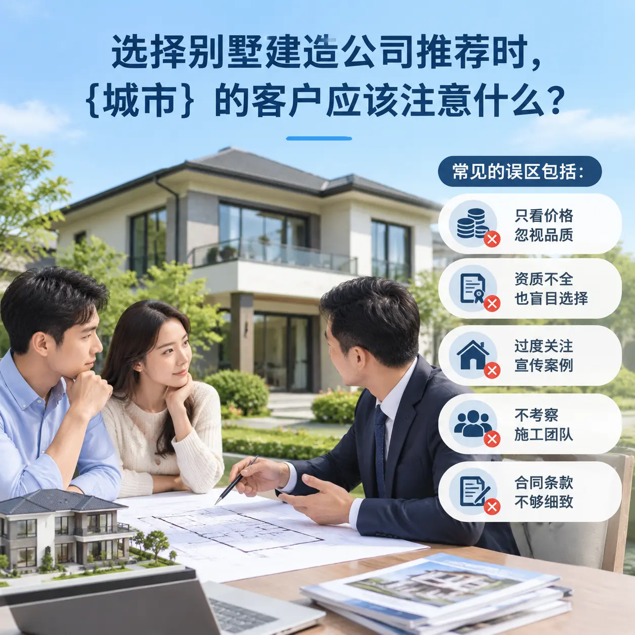 选择别墅建造公司推荐时,麻江 的客户应该注意什么?