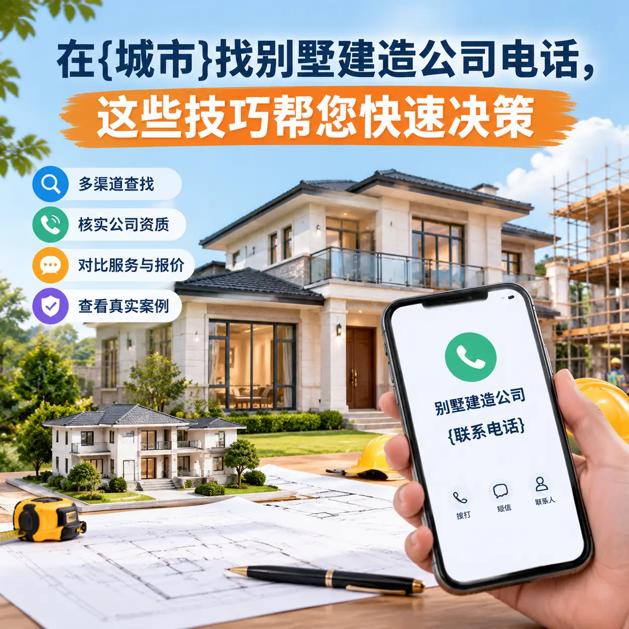 在麻江找别墅建造公司电话,这些技巧帮您快速决策