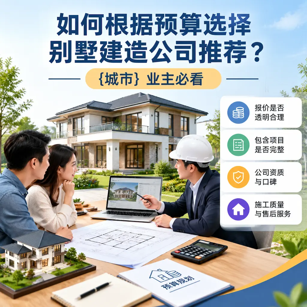 如何根据预算选择别墅建造公司推荐？ 麻江 业主必看