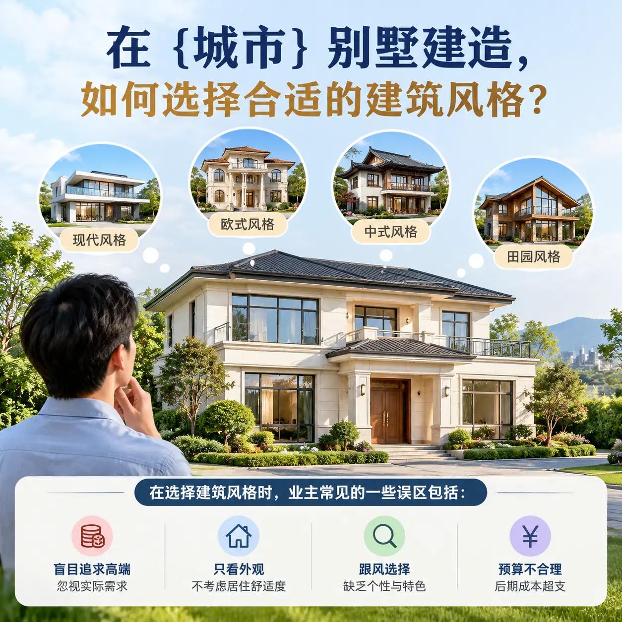 在 麻江 别墅建造，如何选择合适的建筑风格？