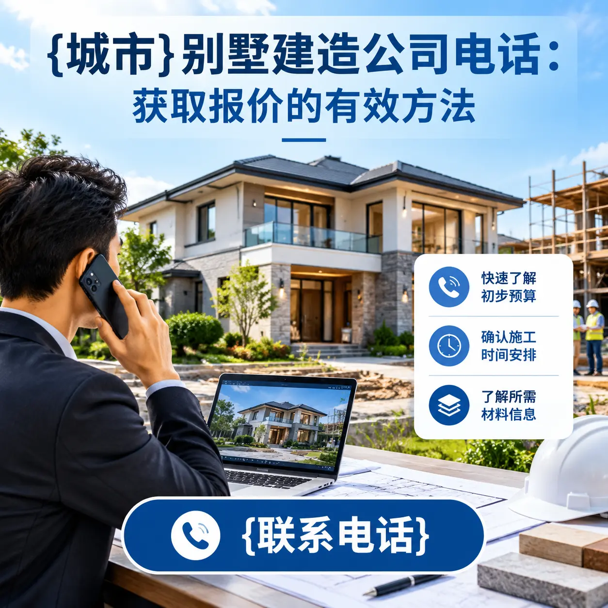 麻江别墅建造公司电话:获取报价的有效方法