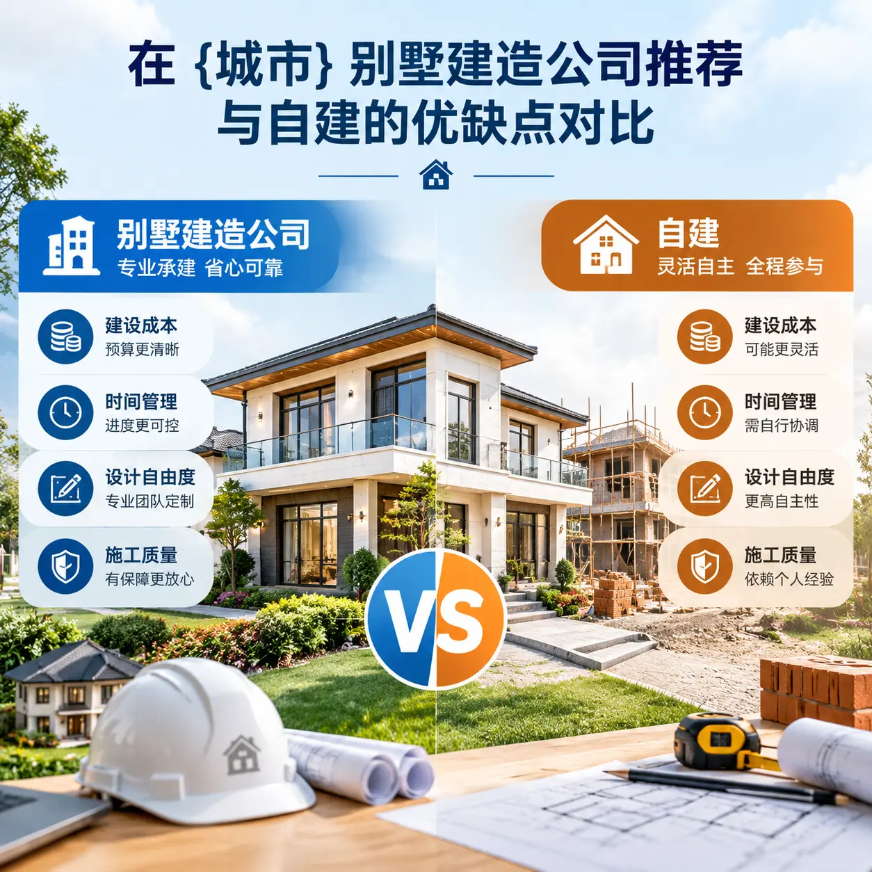 在 麻江 别墅建造公司推荐与自建的优缺点对比